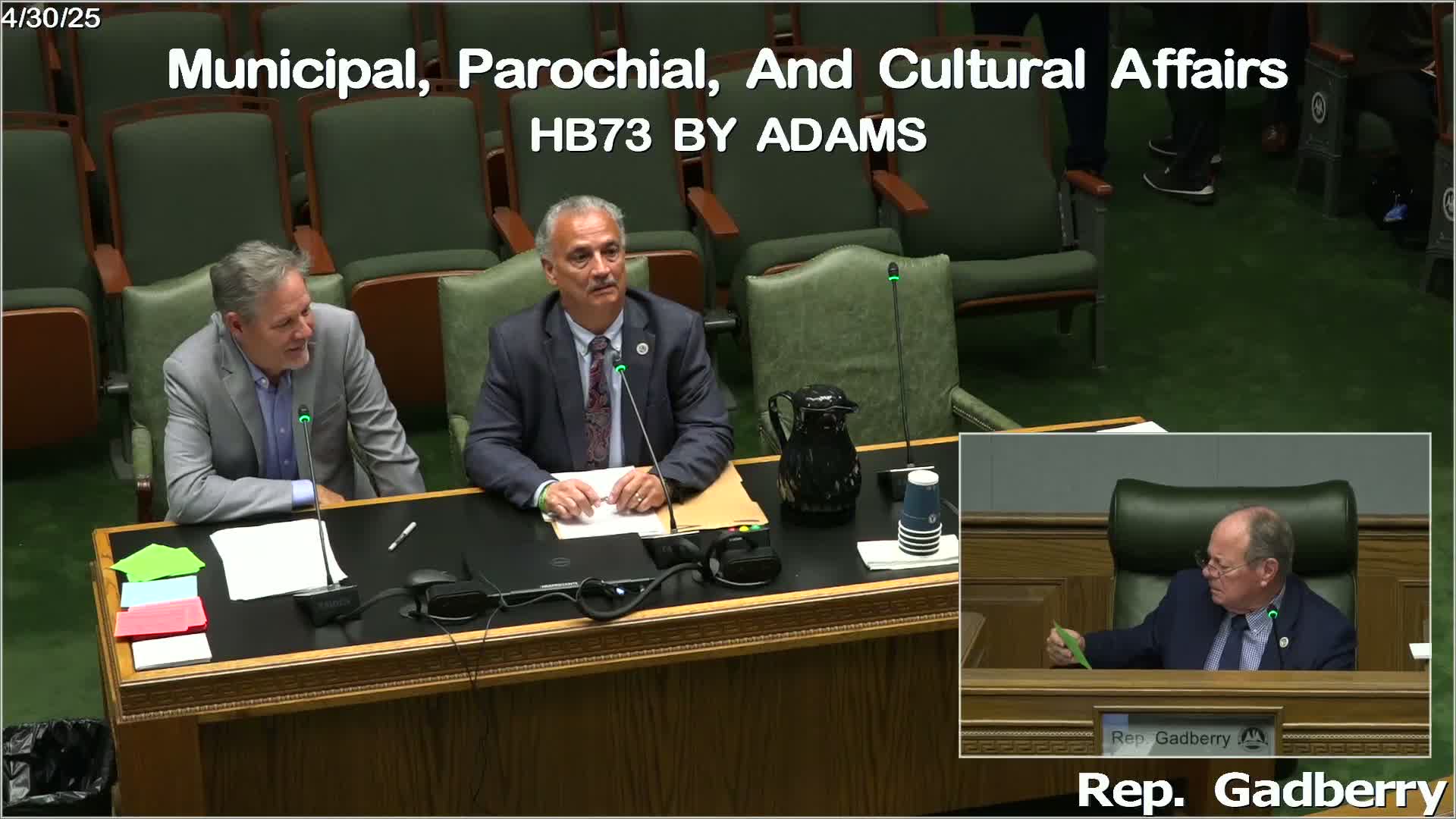 Representative Adams proposes pay increase for East Feliciana Gas District board members