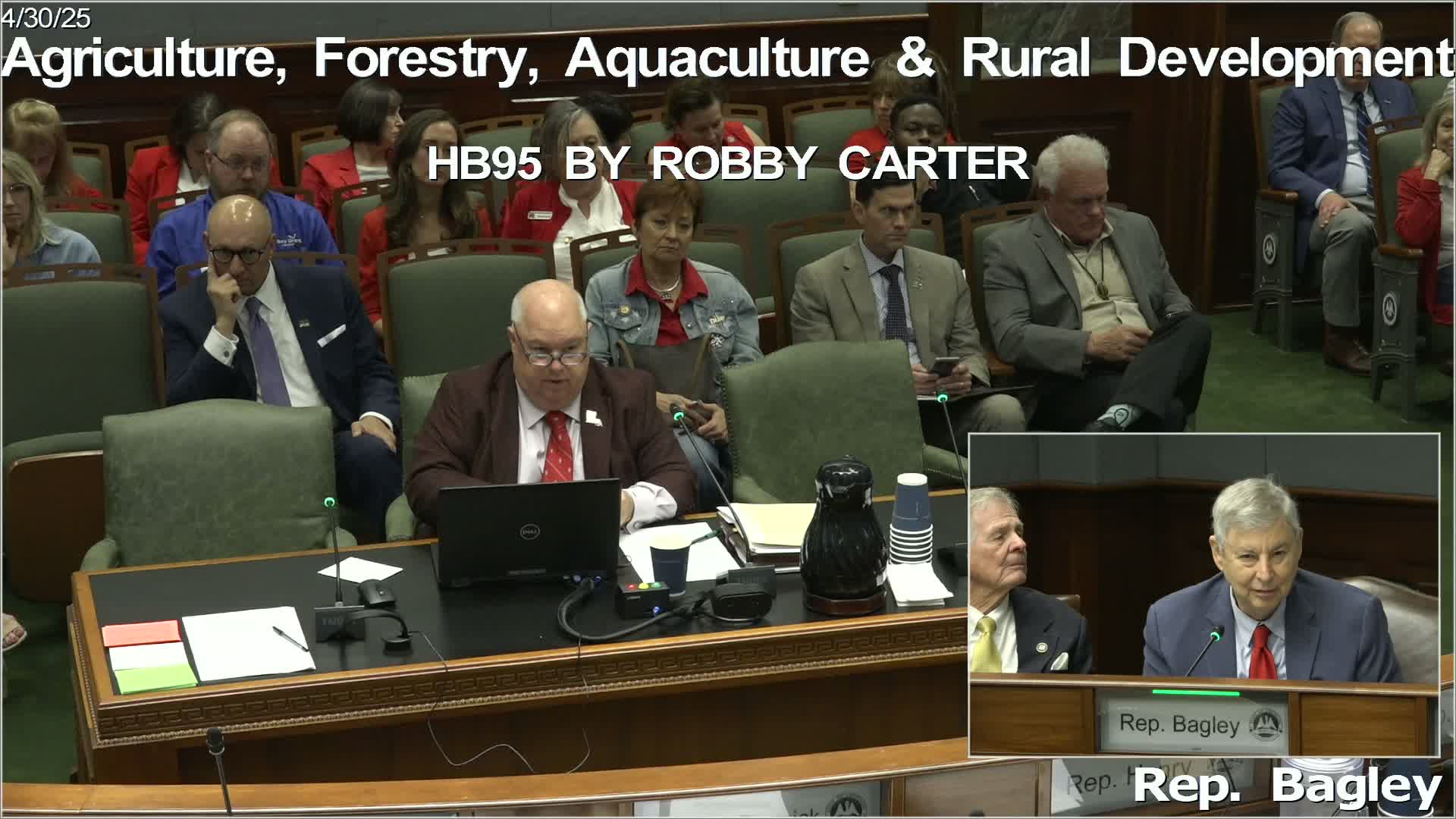 LDAF commissioner outlines trade, disease, labor and infrastructure pressures in annual report to Ag Committee