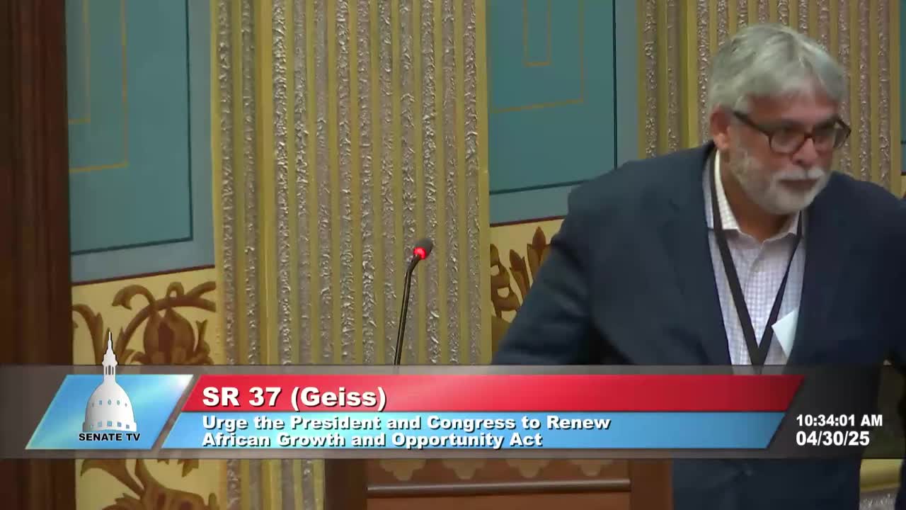 Senate adopts resolution designating April 30, 2025 as Black April Memorial Week