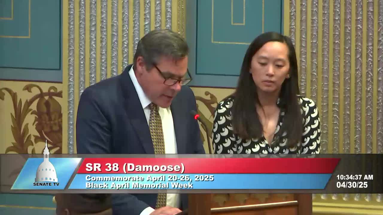 Michigan Senate commemorates Black April honoring Vietnamese American contributions and sacrifices