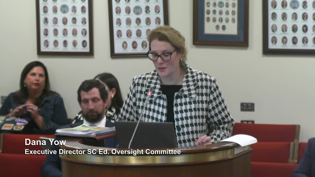 South Carolina committee discusses chronic absenteeism and education accountability reforms