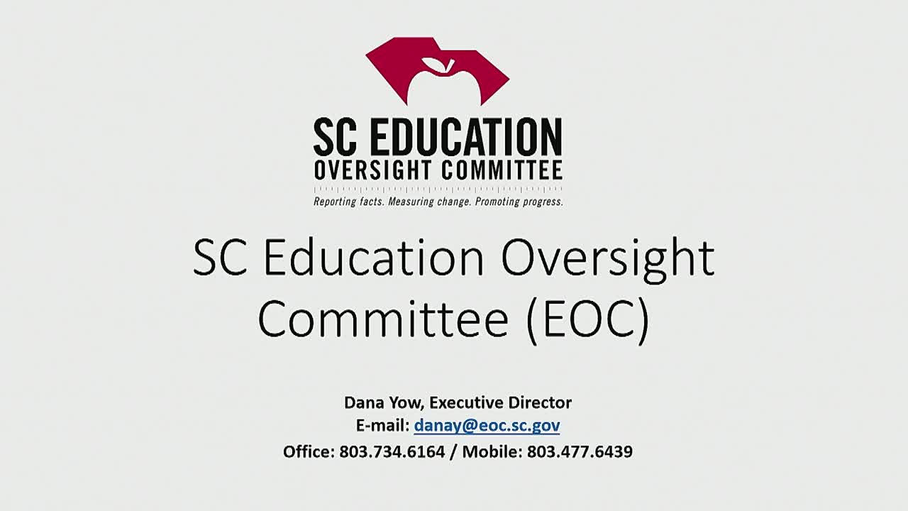 Education Oversight Committee presents data dashboard, flags absenteeism and rural teacher shortages