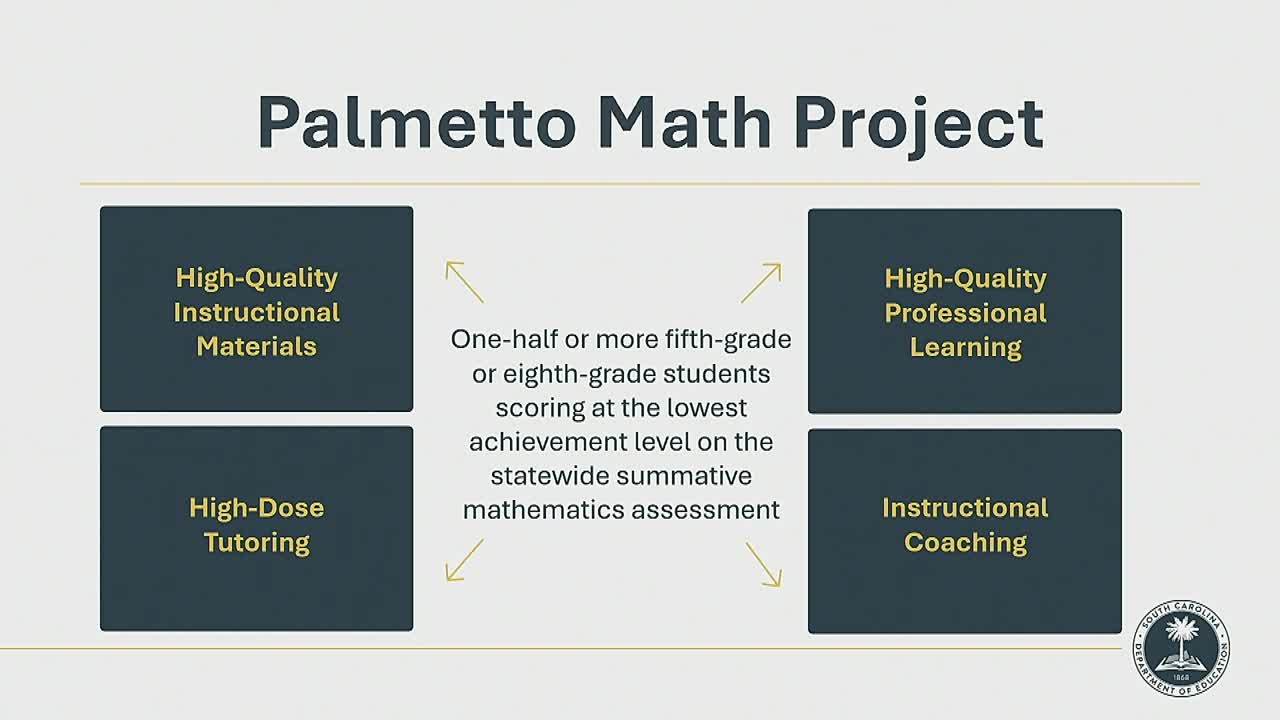 South Carolina Education Department outlines new strategies for student support and safety