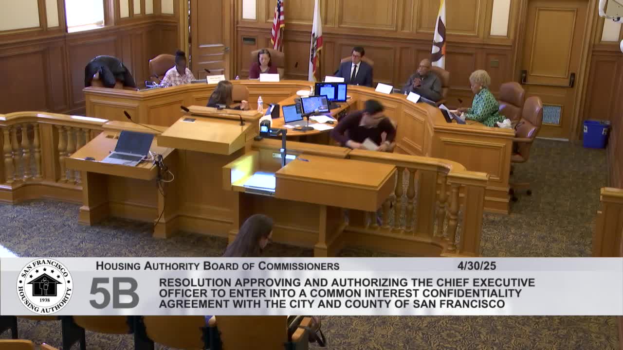 San Francisco Housing Authority explores common interest agreement with City Attorney's Office