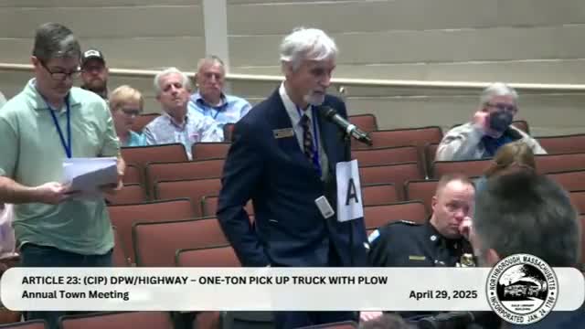Finance Committees split on $360K truck purchase for New England town