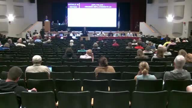 Town Meeting approves multiple vehicle replacements for police, fire and public works amid taxpayer concern