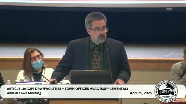 Northborough Select Board discusses $470K HVAC upgrade for Town Hall