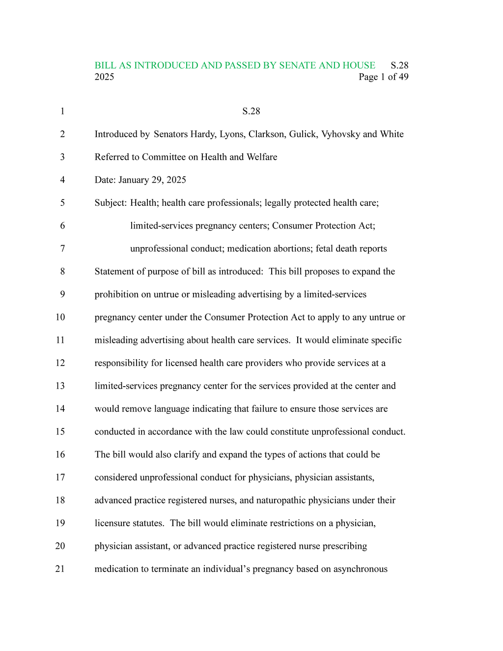 Vermont enacts regulations against misleading advertising by limited-services pregnancy centers