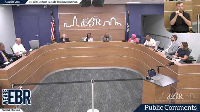 East Baton Rouge School Board discusses realignment and school closures impact
