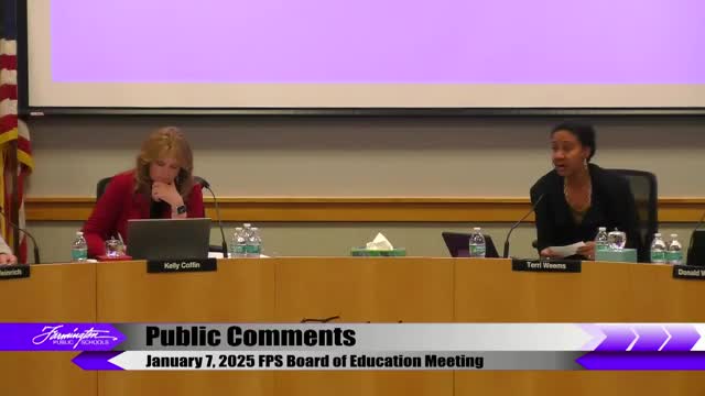 Parent praises STEAM school success at Farmington Public Board meeting