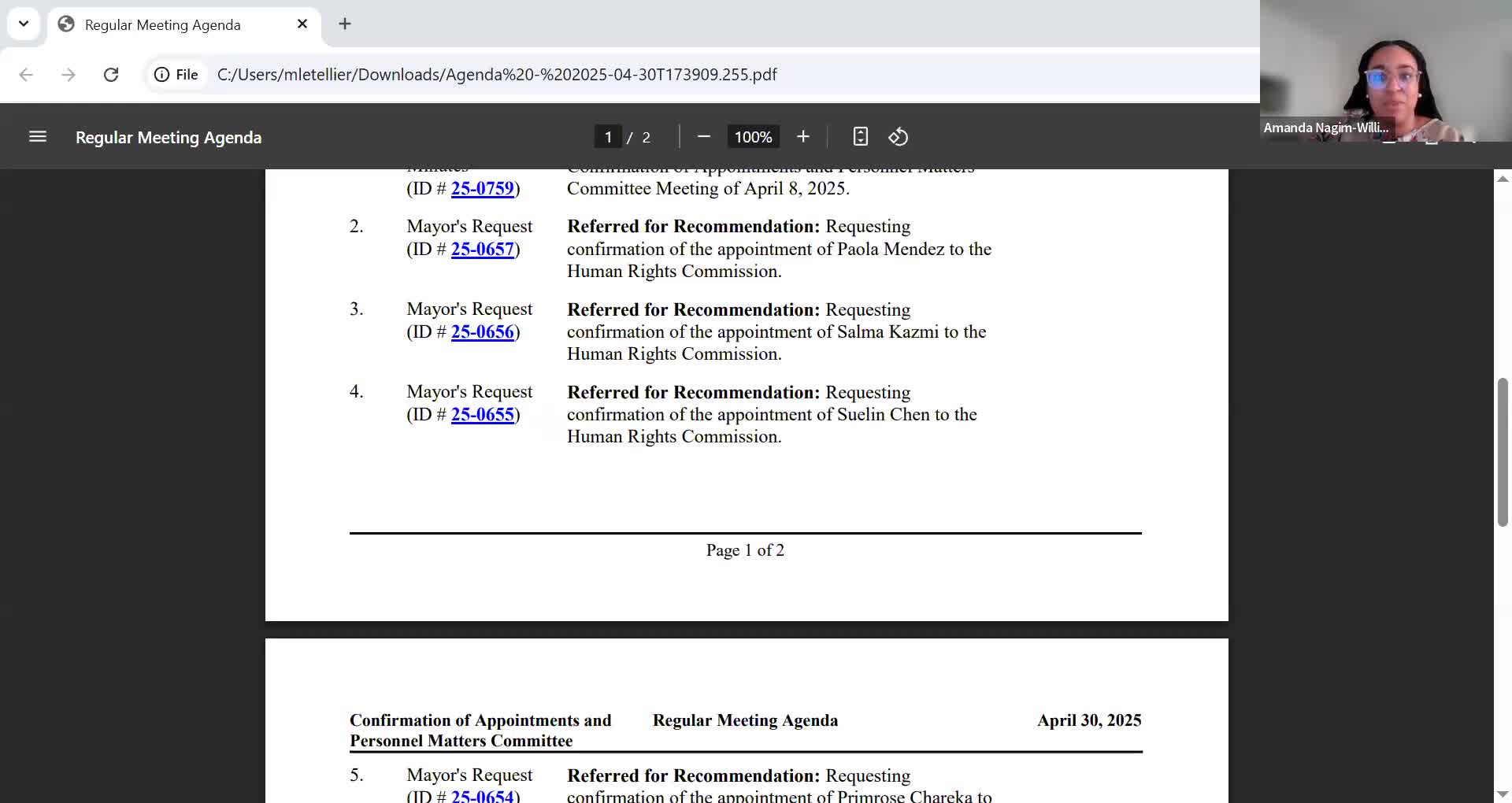 Somerville Human Rights Commission welcomes three new members, restoring full quorum