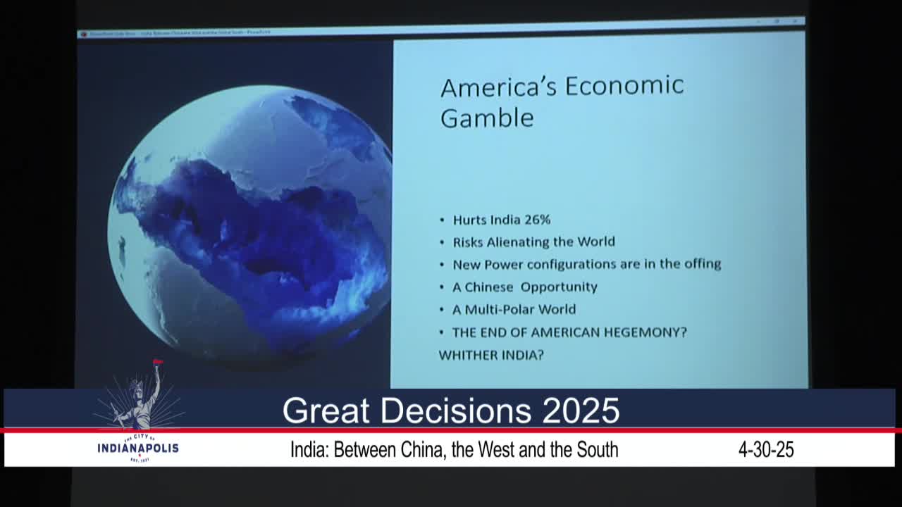 Expert panel critiques India's democratic decline and population challenges amid climate concerns