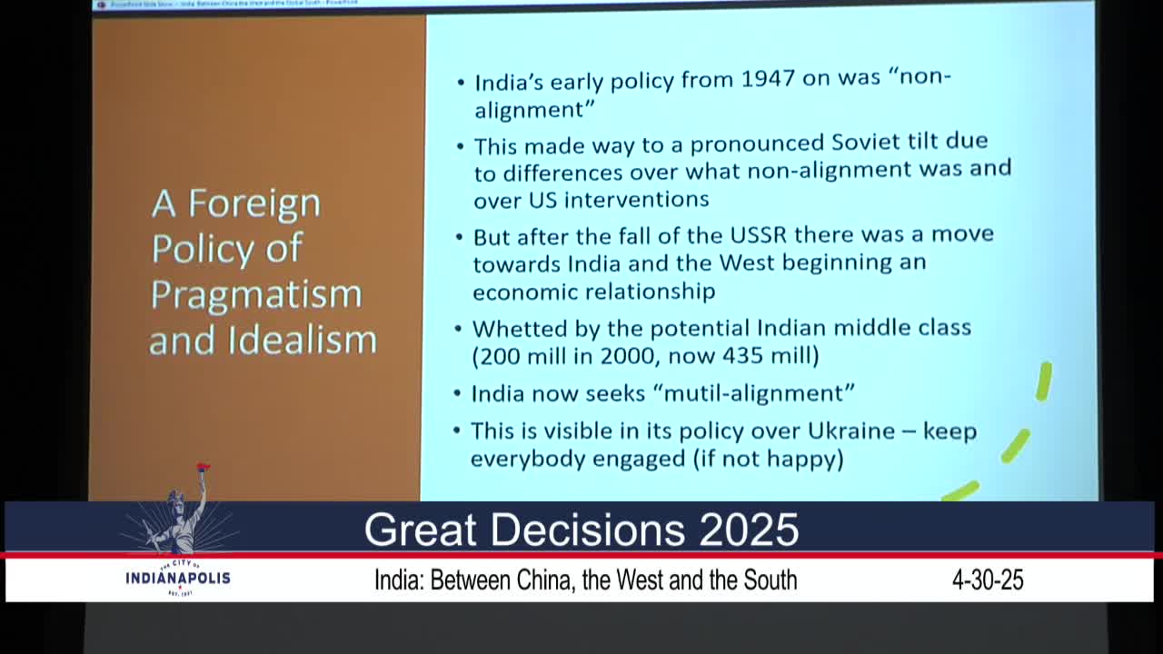 Professor warns India�27s democratic institutions and minorities face increased pressure under BJP