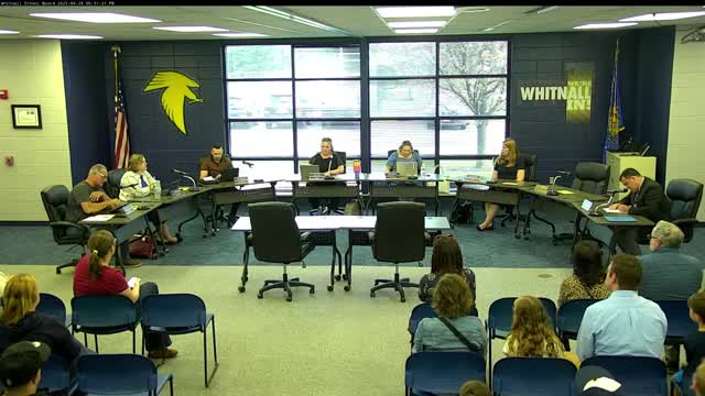 Newly elected school board members Erin McElhinus and Alicia Shaw sworn in