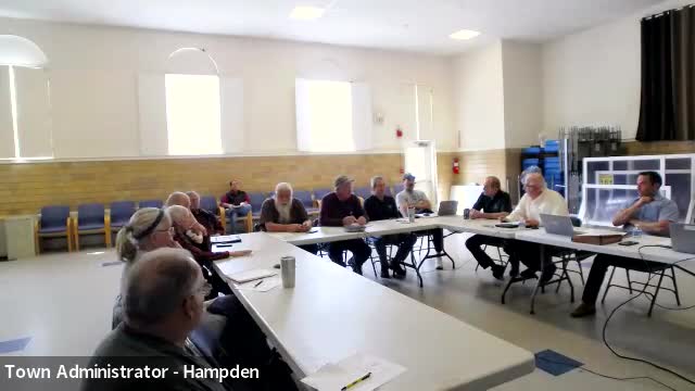 Hampden Select Board schedules fire station presentation, outlines town-meeting and ballot steps