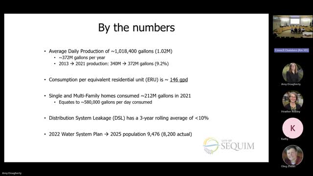 Sequim updates water system plan to support projected growth through strategic funding