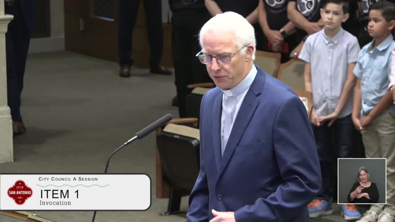 Pastor Leads Prayer for San Antonio Officials Promoting Compassion and Community Service