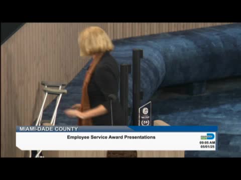 Miami Dade County honors Ron McGill for 45 years of dedicated service