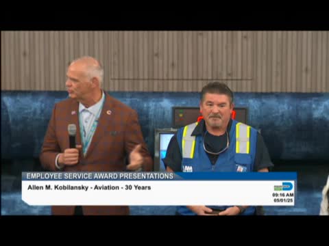 Community honors Kobe for 30 years at airport and Stephanie Frederick for public service