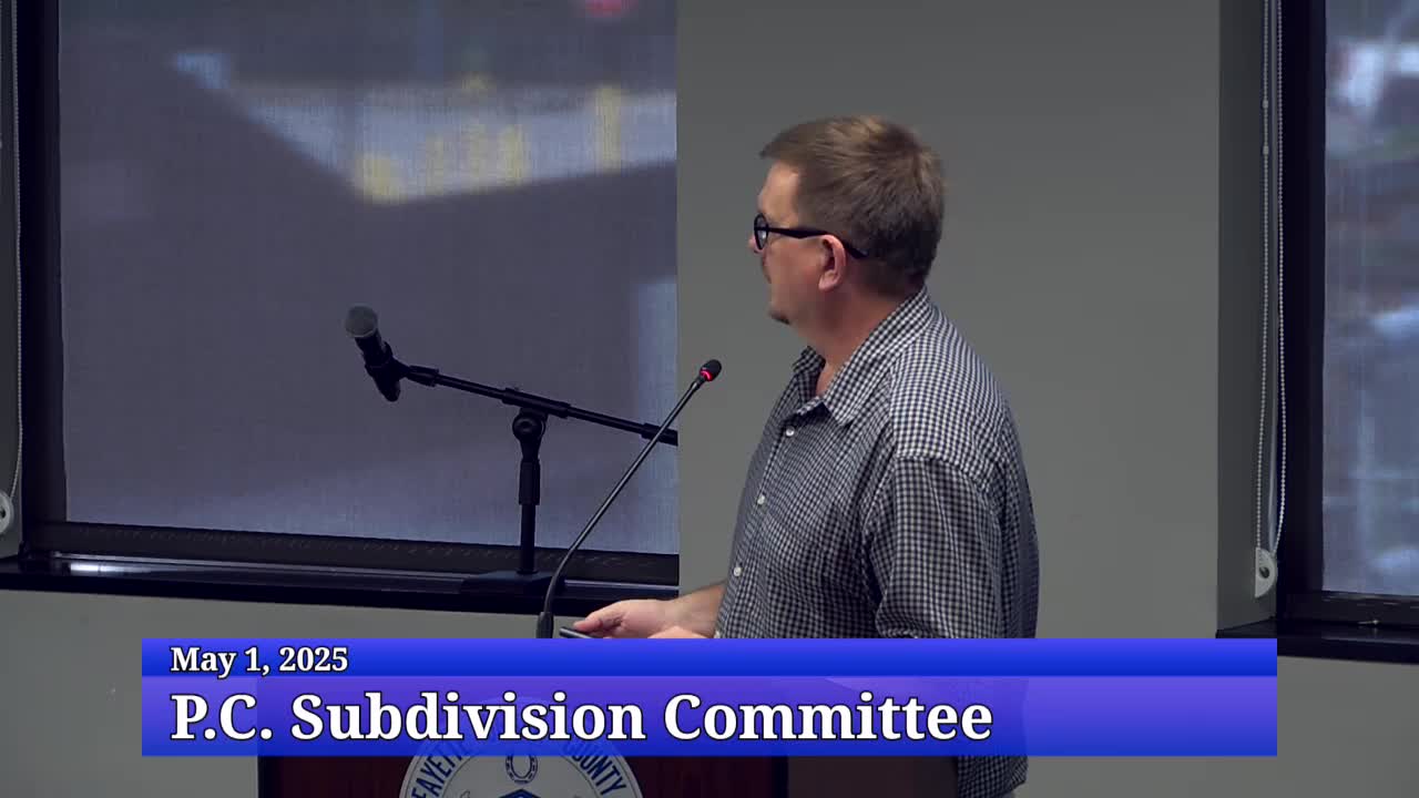 Lane Allen Park proposed 25‑lot subdivision postponed as engineers and applicants complete floodplain study and documentation