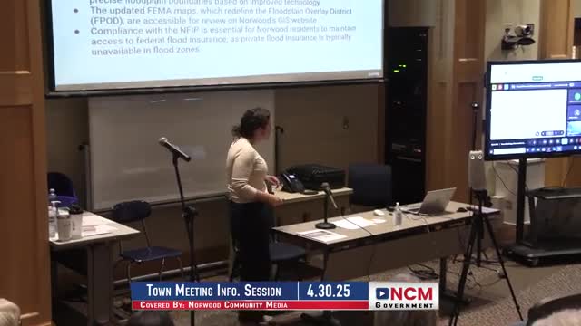 Norwood updates floodplain management rules to comply with National Flood Insurance Program changes