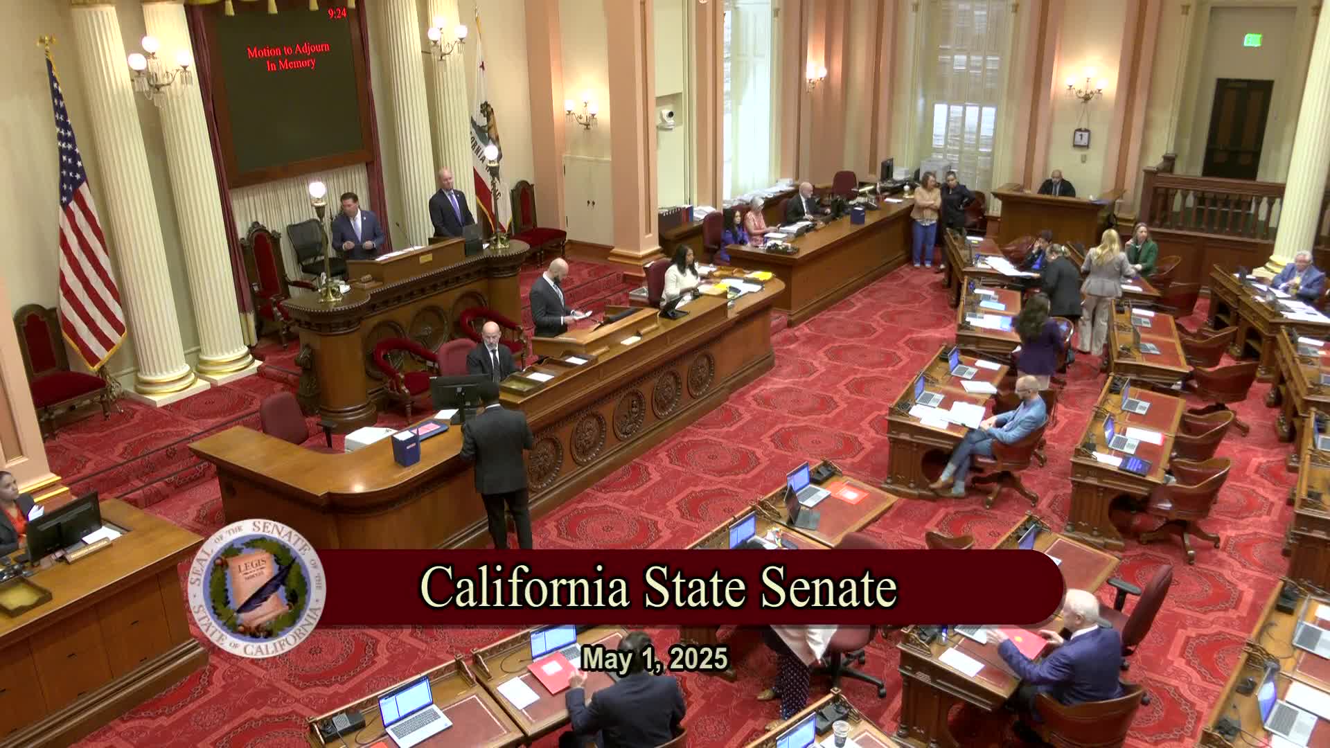 Senate honors fallen officer Seth Franklin from Yucaipa with memorial adjournment