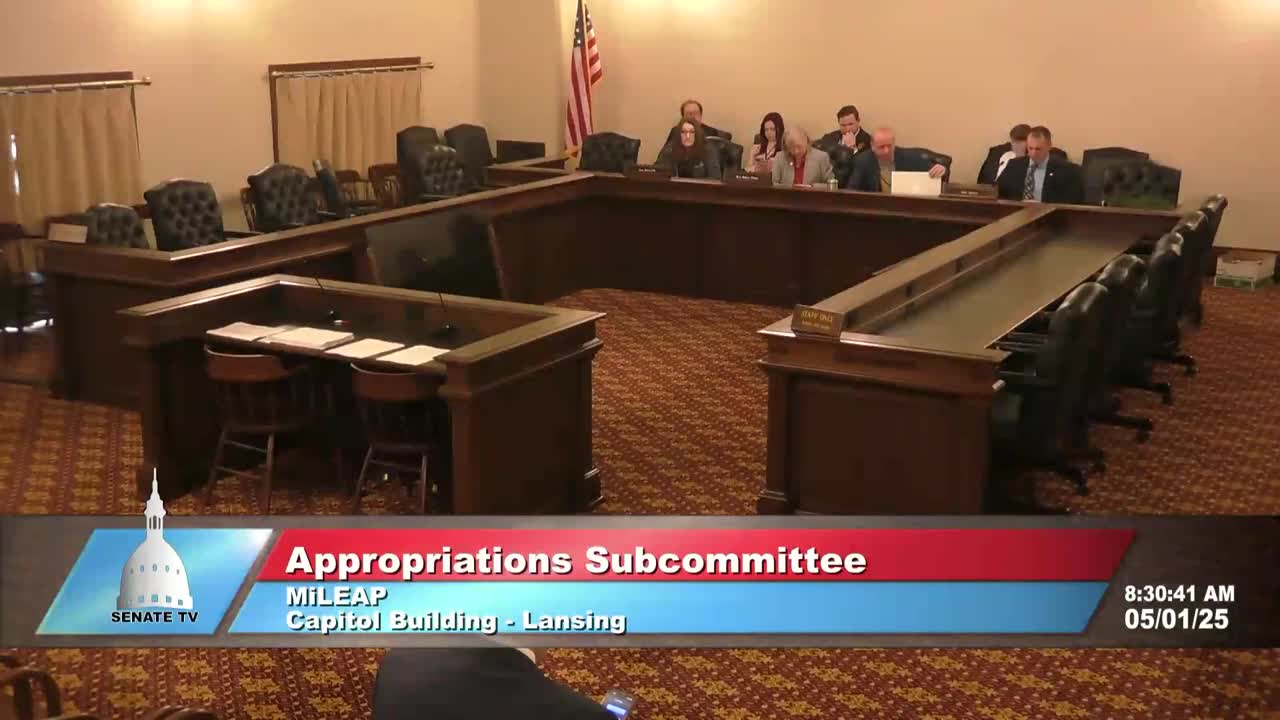 Appropriations subcommittee adopts S‑1 to SB 164, backs one‑time funds to meet federal childcare requirements