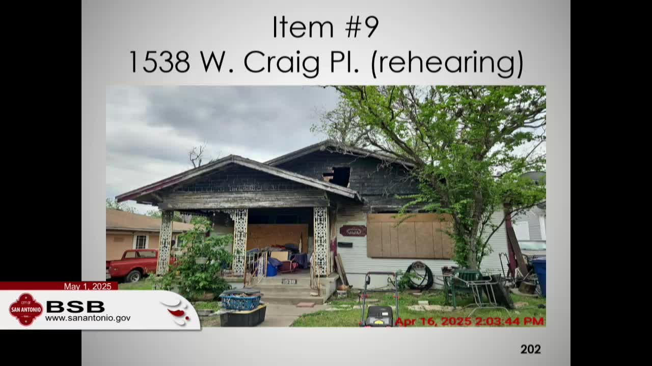 Building officials recommend demolition of fire-damaged structure on West Craig Place