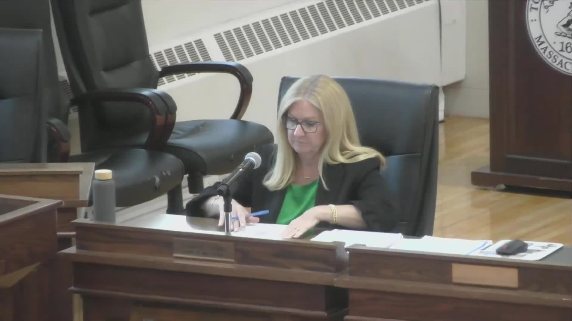 Town council budget reduced again; councilors press for reserve fund and clerk support