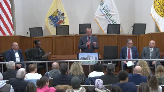 Mayor Fanucci inaugurated in historic Vineland ceremony with city council members