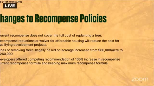 City Council increases fines for illegal tree removal to support costly urban planting