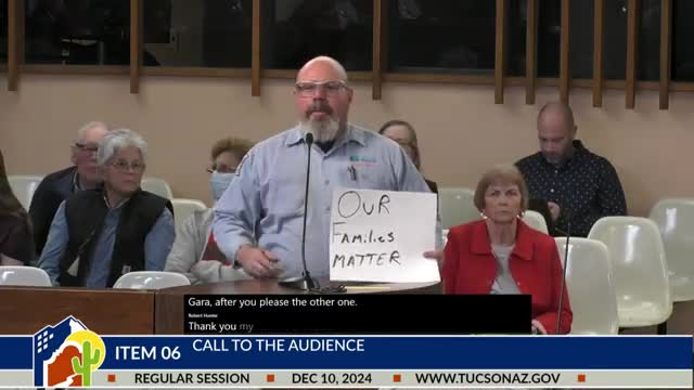 Tucson Water Department Employee Advocates for Fair Pay and Cost of Living Increase