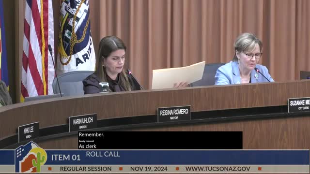 Tucson City Council establishes rules for public meeting decorum