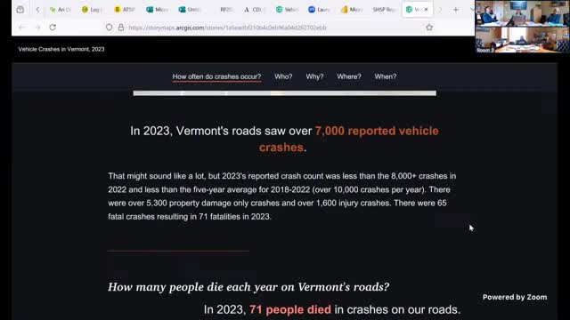 Vermont officials report 71 road fatalities in 2023 amid declining crash incidents