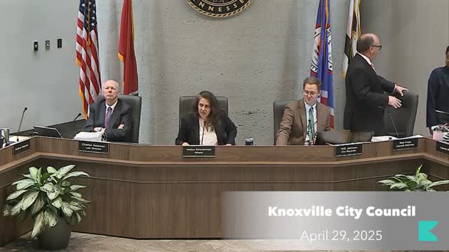 Knoxville City Council meeting addresses funding for community initiatives and public safety