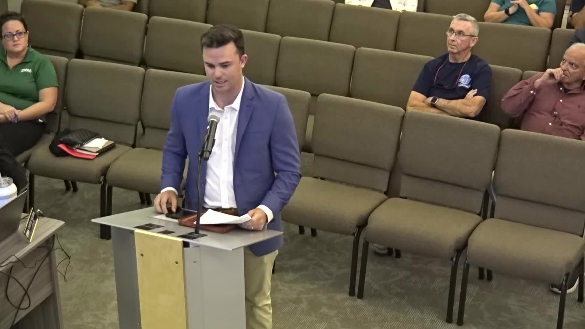 Commission tables annexation after neighbors and commissioners raise concerns about concrete crushing on site