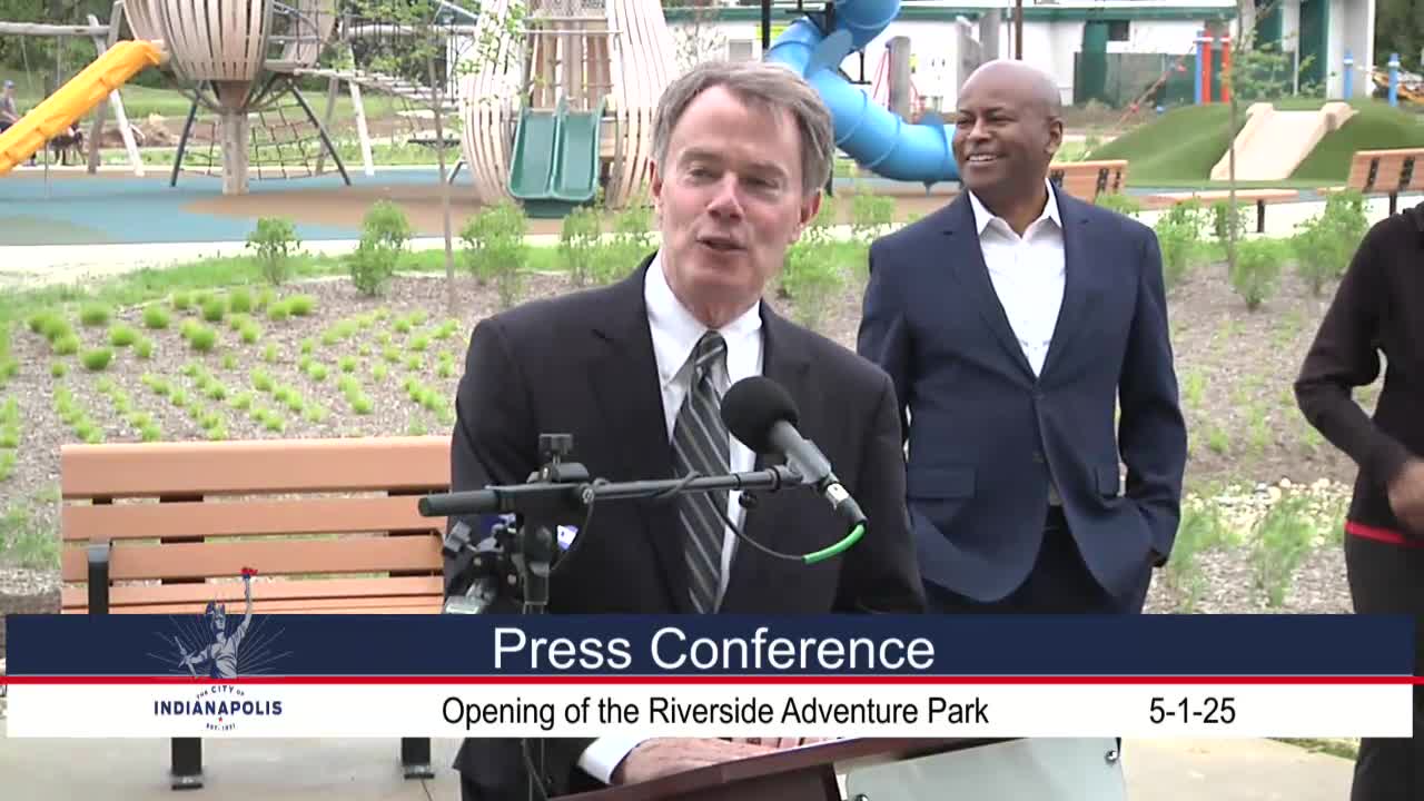 Indianapolis officials and residents open Riverside Adventure Park after multimillion-dollar investment