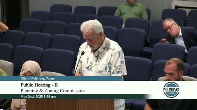 Fulshear residents oppose developers' request to rezone property for commercial use