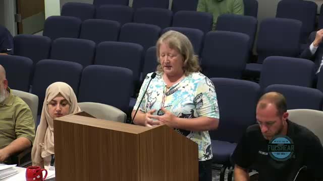 Community Member Advocates for Rural Zoning at BoDart Replat Hearing