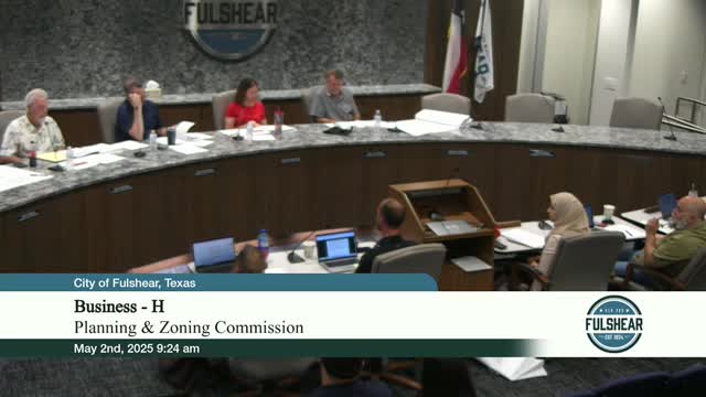 Fulshear Planning Committee recommends zoning changes and development agreements for commercial growth