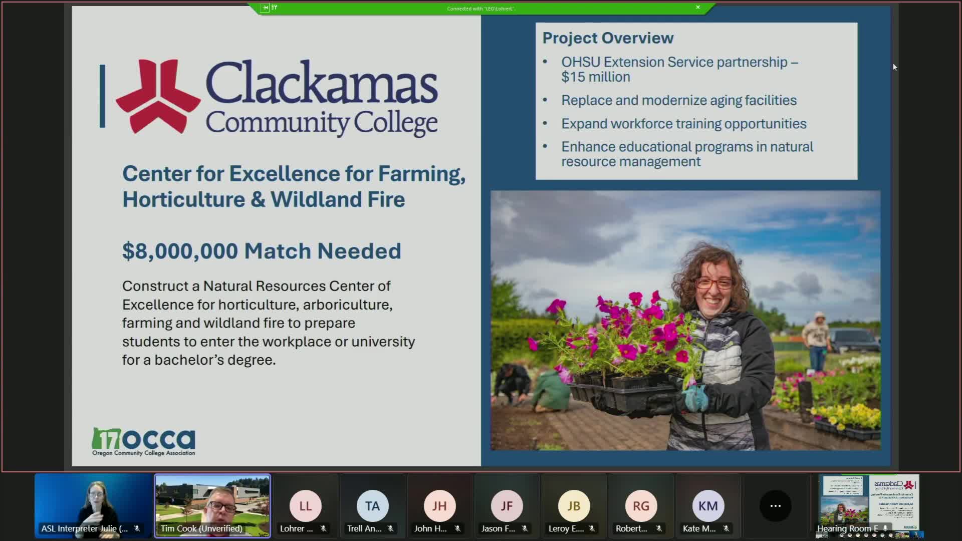 Klamath and Mt Hood Community Colleges request $8M each for new facility upgrades