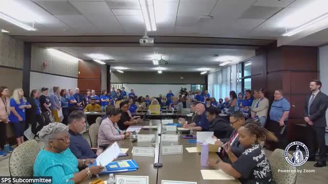 School committee hears FY26 budget update and teacher contract proposal as staff and teachers urge more sick days and hires