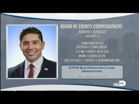 Miami-Dade Transit marks completion of Bus Class 2 training; county leaders highlight service and safety