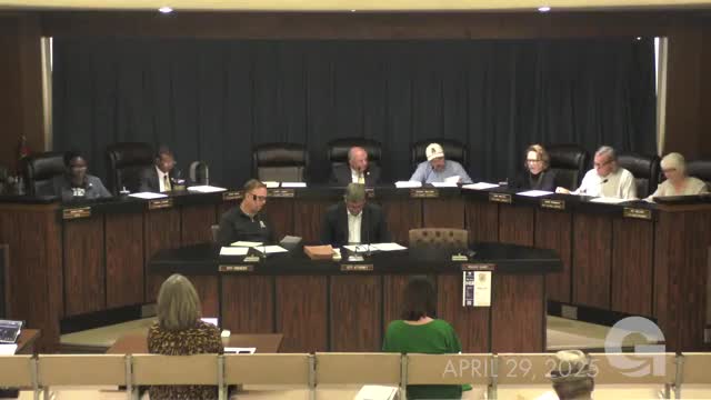 Council approves public-works vehicle purchase and Lakewood Drive easement acquisitions