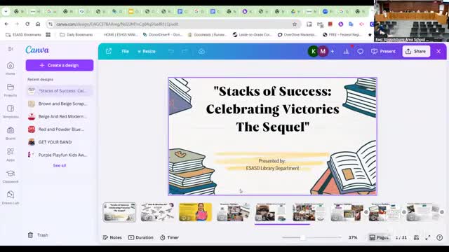 Library staff report gains after restored positions; request summer per-diem days to catch up on collection work