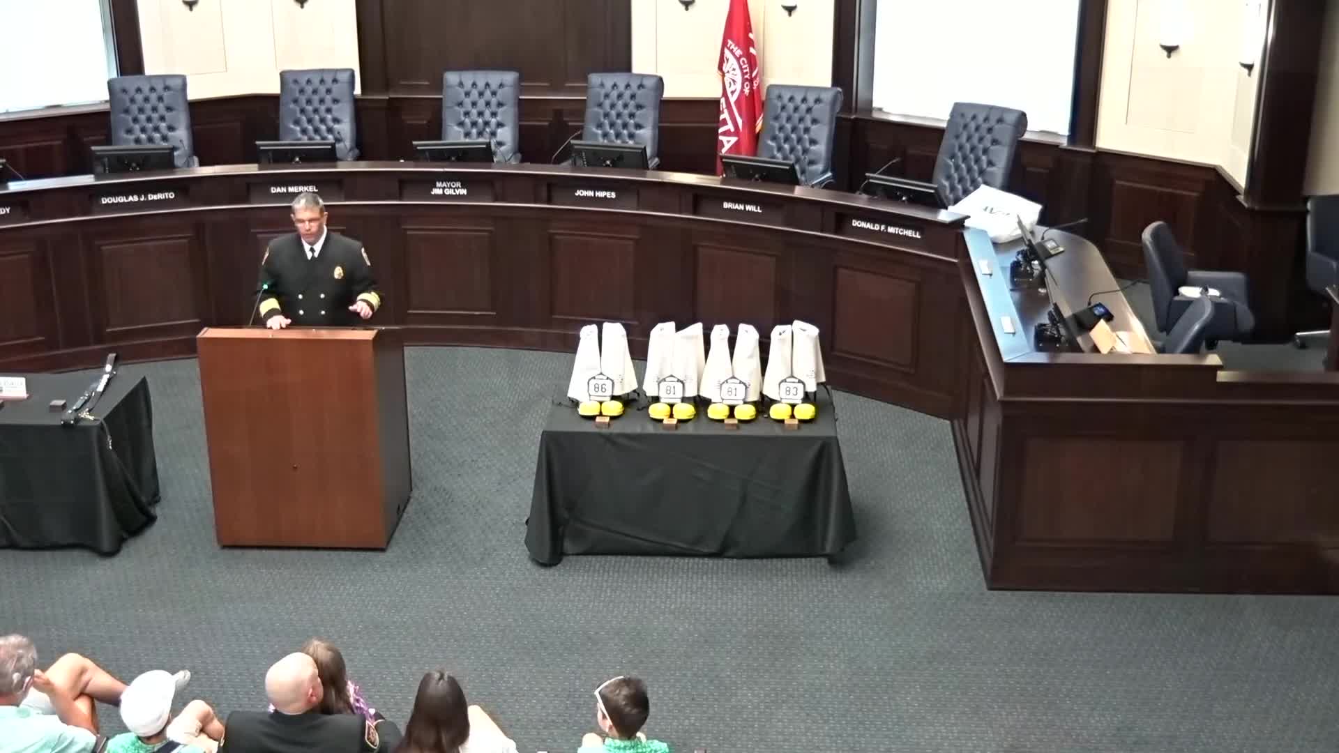 Alpharetta Fire Department promotes multiple personnel in ceremonial event