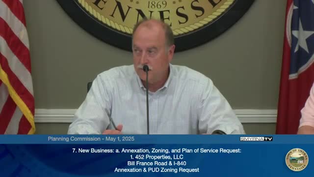 Planning Commission defers 818‑acre Hillwood annexation, cites sewer, roads and emergency‑service gaps