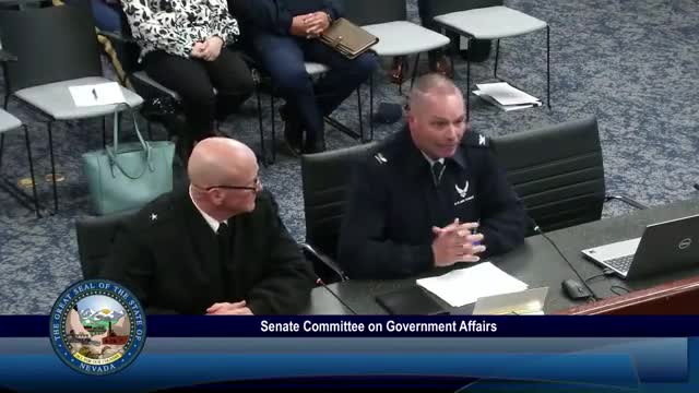AB 41 would codify a deputy adjutant general role to clarify Nevada National Guard command structure