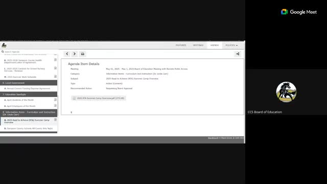 Clinton City Schools outlines expanded RTA summer reading camp, plans for 100 students and volunteer supports