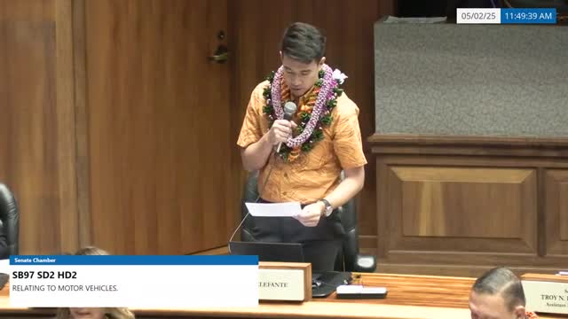 Hawaii lawmakers push SB 97 to combat excessive speeding and reckless driving